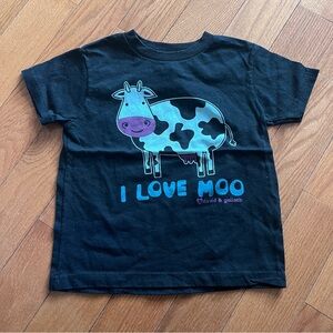David And Goliath I Love Moo Cow Girls Kids T Shirt 5/6